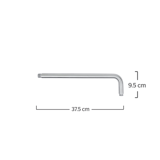 Brazo de regadera a pared INOX® Oro