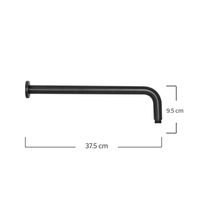 Brazo de regadera a pared INOX® Oro