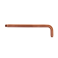 Brazo de regadera a pared INOX® Oro