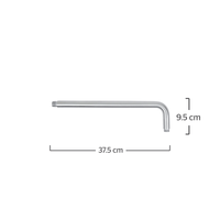 Brazo de regadera a pared INOX® Oro