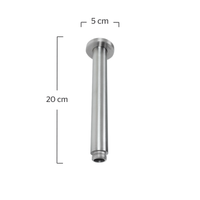 Brazo de regadera a techo INOX® Oro