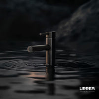 Monomando corto para lavabo INOX® Oro