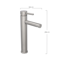 Monomando alto para lavabo INOX® Oro
