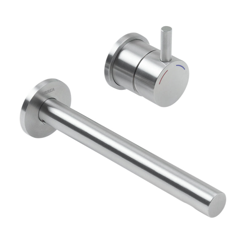 Monomando a muro para lavabo INOX® Oro