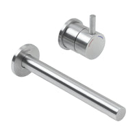 Monomando a muro para lavabo INOX® Oro