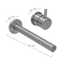 Monomando a muro para lavabo INOX® Oro