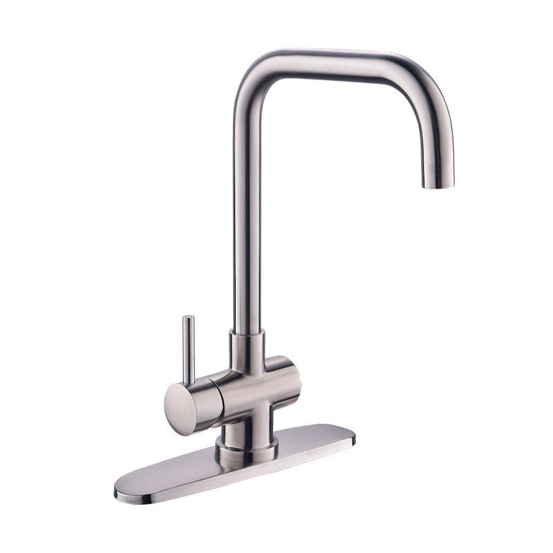 Monomando para cocina sencillo con cubierta INOX®