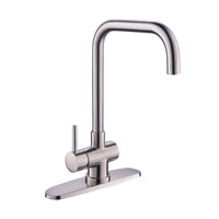 Monomando para cocina sencillo con cubierta INOX®