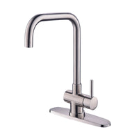 Monomando para cocina sencillo con cubierta INOX®