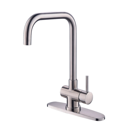 Monomando para cocina sencillo con cubierta INOX®