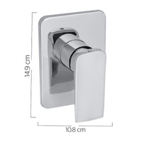 Monomando sencillo para regadera o tina QUADRO® 2