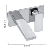 Monomando a muro para lavabo QUADRO® 2