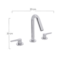Mezcladora de taladros separados para lavabo MEDAMEDA®