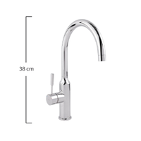 Monomando para cocina sencillo INOX®