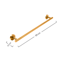 Toallero de barra largo INOX® Oro