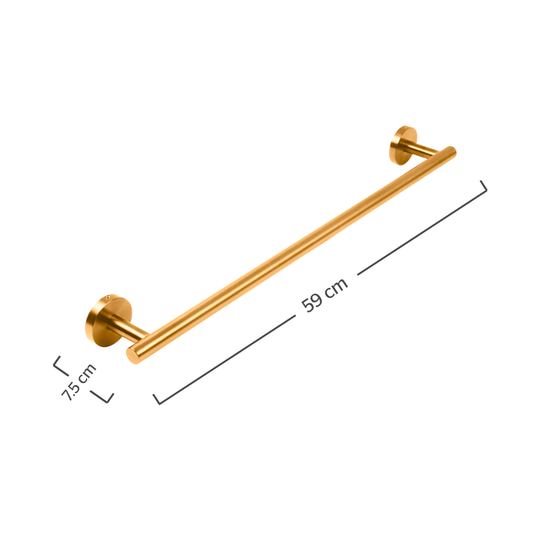 Toallero de barra largo INOX® Oro