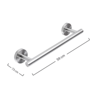 Toallero de barra corto INOX® Oro